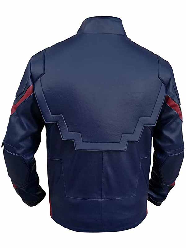 Captain America Leather Jacket - Steve Rogers Jacket - Hi5Jackets
